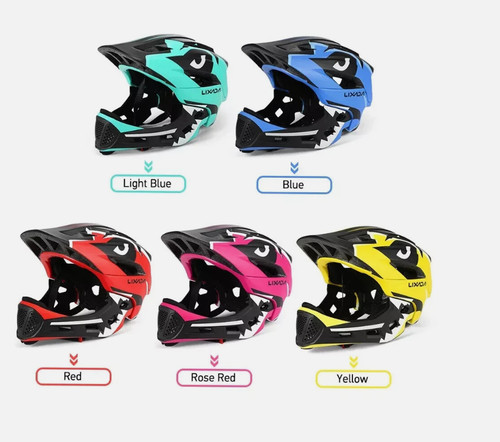 Kids detachable full face - detachable, bike