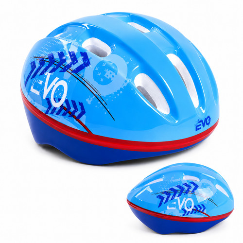 Kids bike helmet 56cm blue - helmet, 52-56cm