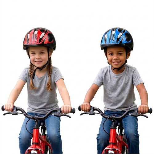 Boys girls kids bike helmet - girls,