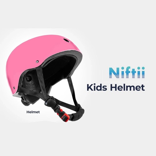 Niftii kids bike helmet - kids, pink