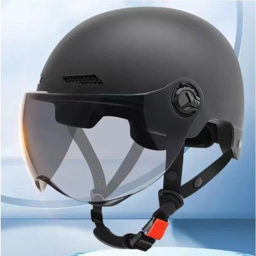 Cycling helmet with goggles - cycling,