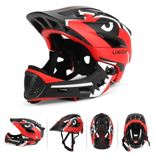 Kids detachable full face bike - face,