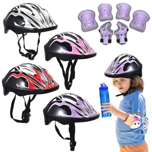 7pcs kids bike helmet set - kids,