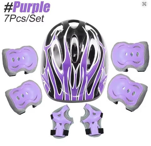Kids bike helmet knee elbow - knee,
