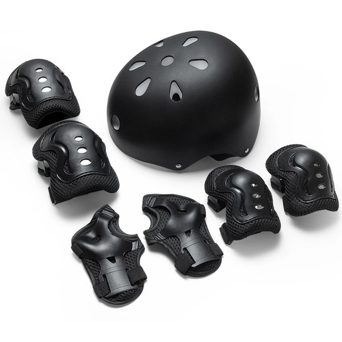 7pcs kids bike helmet set - 7pcs,